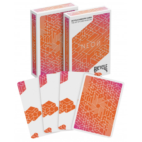 Cardistry Bicycle Néon Orange Bump