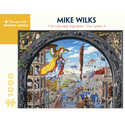 1000P Mike Wilks - The  Ultimate Alphabet : The letter A
